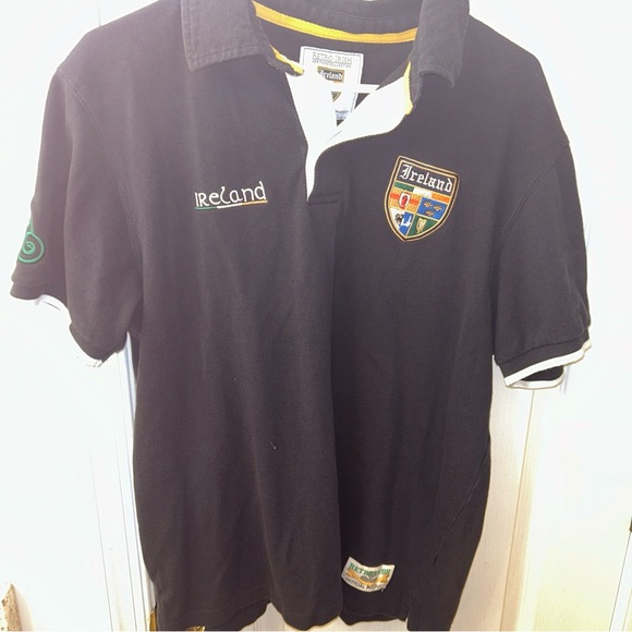 Retro Ireish Ireland Rugby Polo - Picture 1 of 3